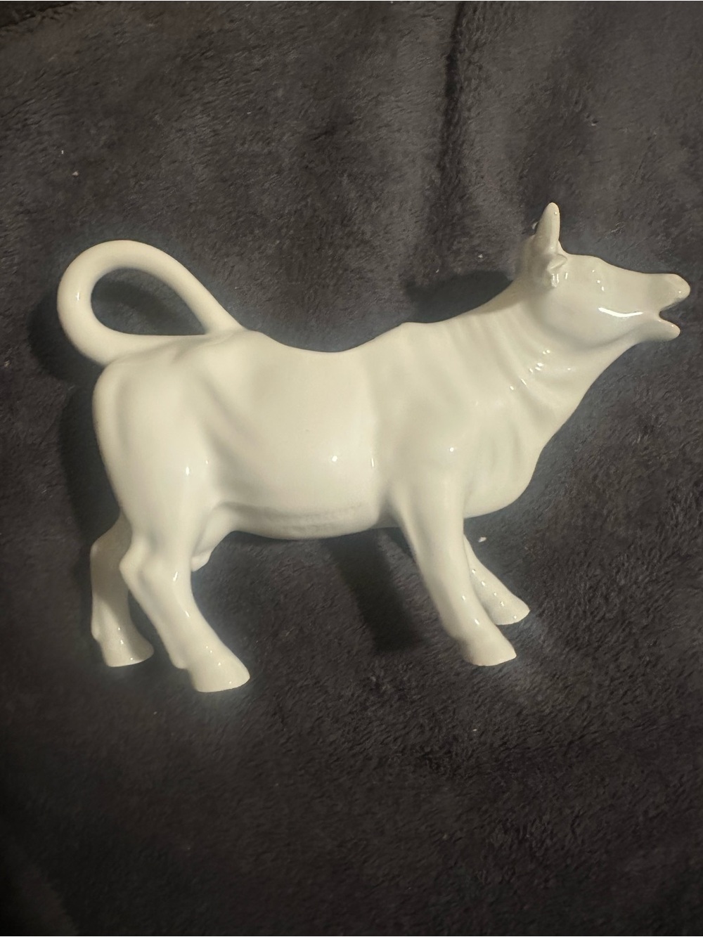 White Ceramic Cow Creamer - Classic Home Art made in west Germany